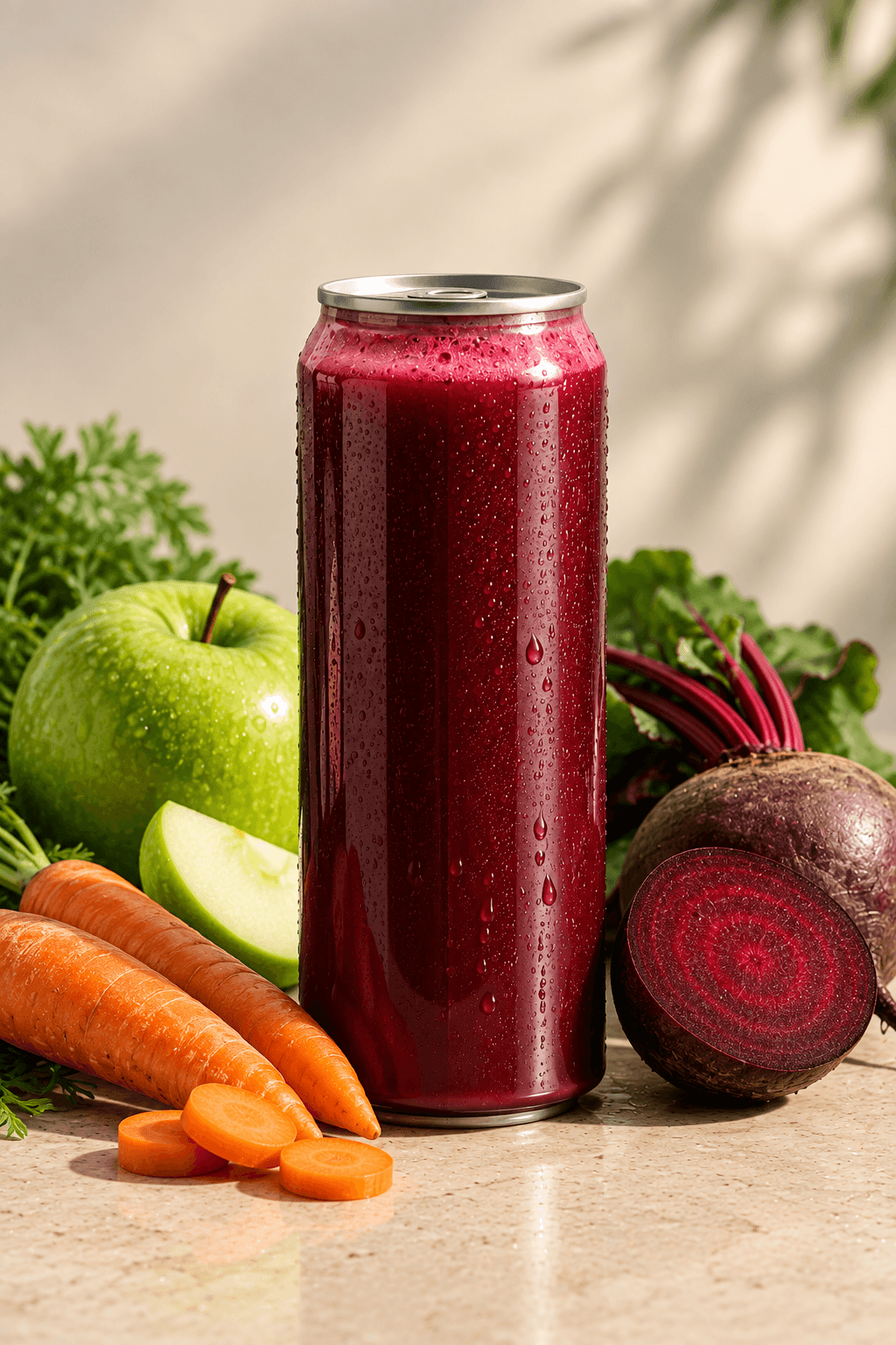 Rooted cold-pressed juice bottle